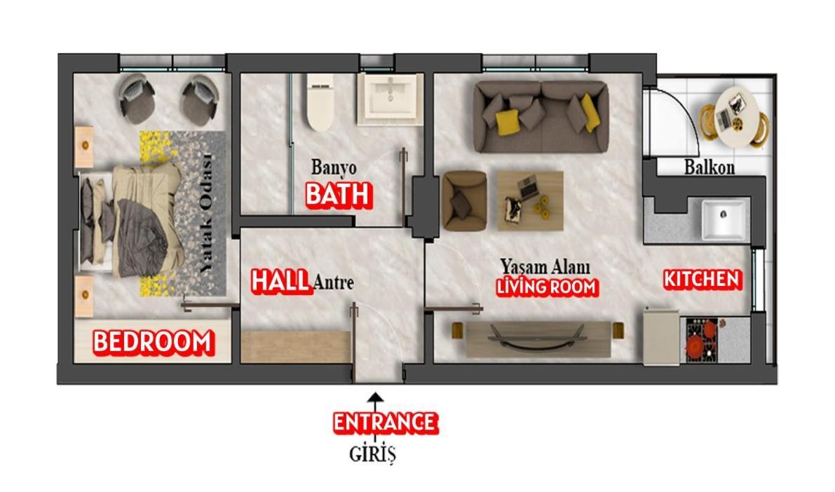 Goelhisar Mavi Konak Apart Otel Luaran gambar